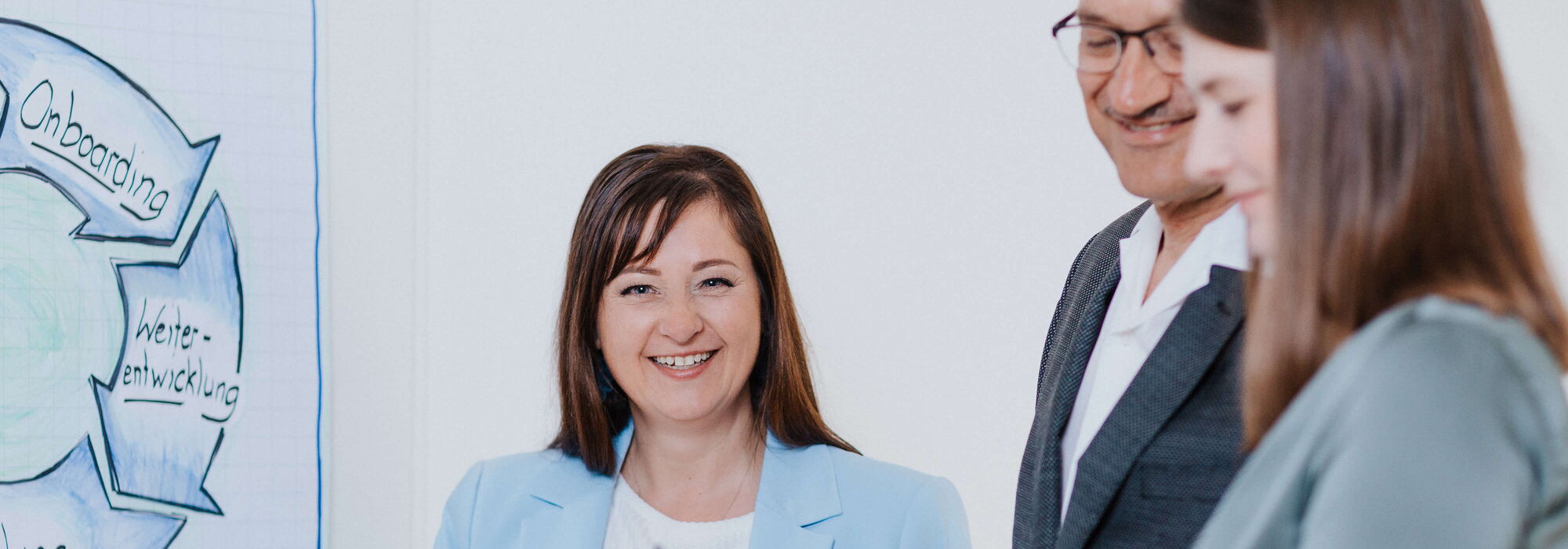 Gemeinsamer Austausch mit Monique Fiedler
